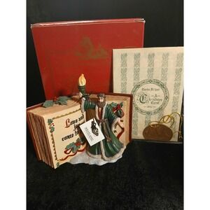 Westland Giftware Music Box Charles Dickens Heritage Christmas Carol Figure 9701